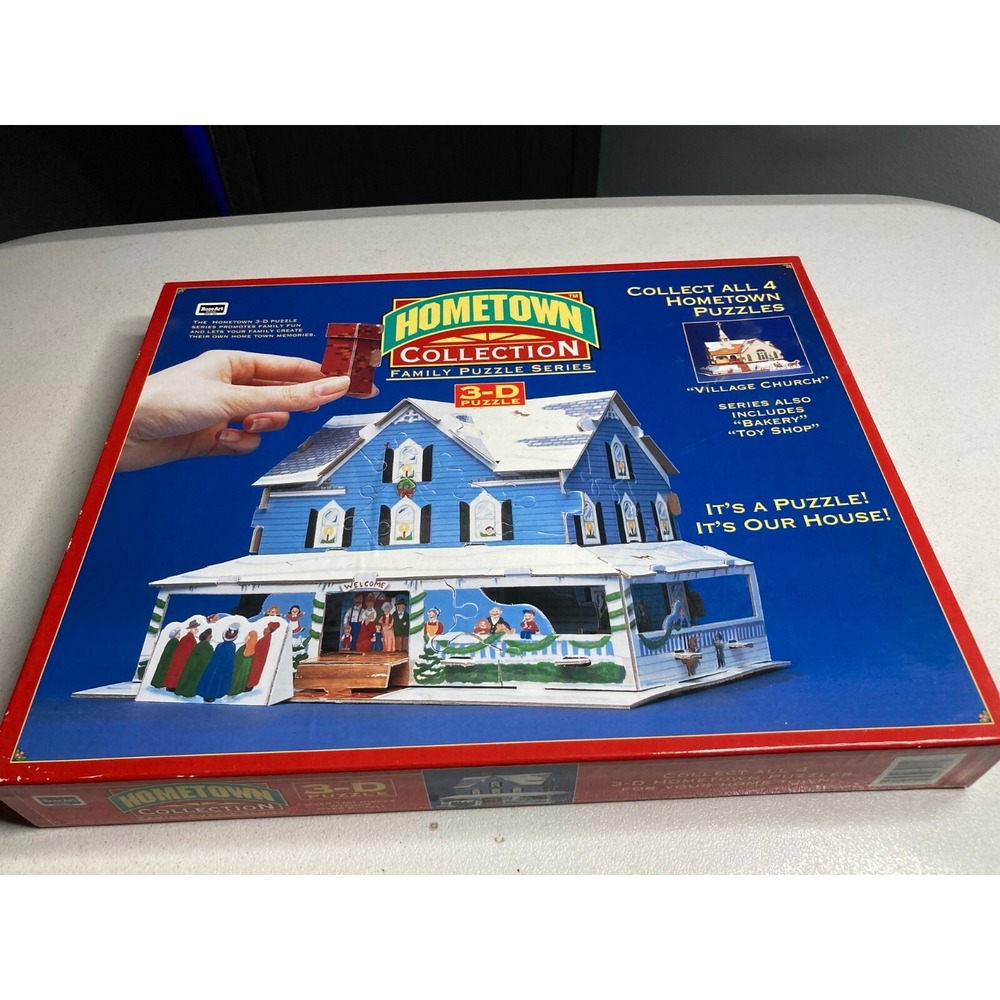 3D Puzzle Our House Hometown Collection No. 85001 Rose Art Family Puzzle Series